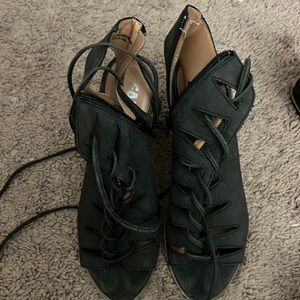 Lace up heels